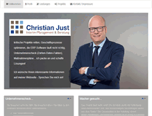 Tablet Screenshot of christian-just.de